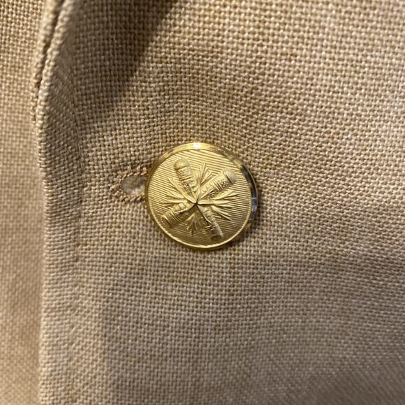 Vintage Roger’s Aristocrat Rutgers University Women’s Linen Blazer Made In USA - Picture 4 of 10